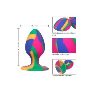 CALEXOTICS Cheeky Medium plug anal tie-dye 3,25 cm – photo 3