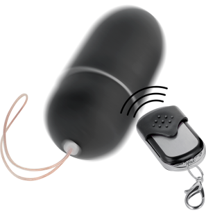Remote-Controlled Vibrating Egg with 10 Settings - Black – image 1