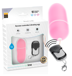 Œuf vibrant avec télécommande ONLINE rose – photo 2