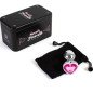Plug anal en métal en forme de cœur, fuchsia, taille S, 7 cm – photo 4