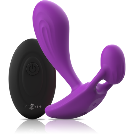 Shelly Duo vibrator voor anale en vaginale stimulatie paars