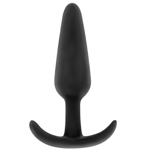 Plug anal en silicone Black en Silver Kael avec poignée moyenne – photo 1