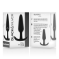 Black and Silver Kael Silicone Anal Plug with Medium Handle – image 5