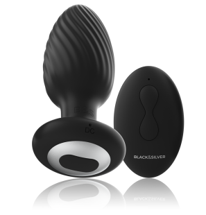 Plug anal rotatif en silicone avec télécommande – photo 1
