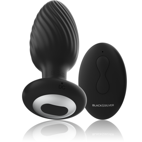 Rotating Silicone Anal Plug with Remote Control – image 1