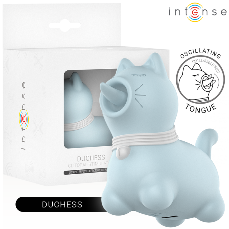 Stimulateur Duchess à langue rotative 360° bleu – photo 1