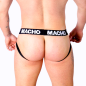 MACHO leren jockstrap voor mannen in grijs en beige – foto 4