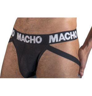 MACHO zwarte jockstrap voor mannen – maten S tot en met XL