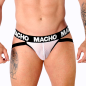 MACHO witte grid jockstrap voor mannen – foto 1 MACHO witte grid jockstrap voor mannen – foto 1