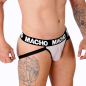 MACHO witte grid jockstrap voor mannen – foto 2 MACHO witte grid jockstrap voor mannen – foto 2