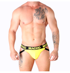 Gele lycra jockstrap voor mannen in maat S tot en met XL – foto 23