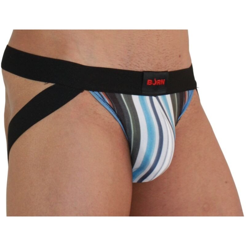 BURN Jockstrap voor mannen in multicolor en zwart – foto 1