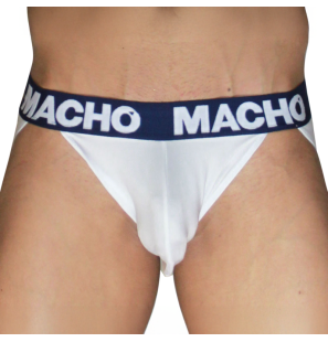 MACHO jockstrap voor mannen in wit en marine – foto 6