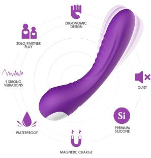 Armony Legend Silikonvibrator mit 9 Vibrationsmodi – Bild 1