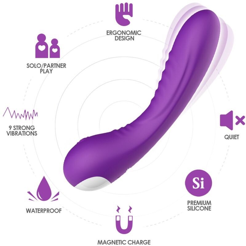 Armony Legend Silikonvibrator mit 9 Vibrationsmodi – Bild 1 Armony Legend Silikonvibrator mit 9 Vibrationsmodi – Bild 1