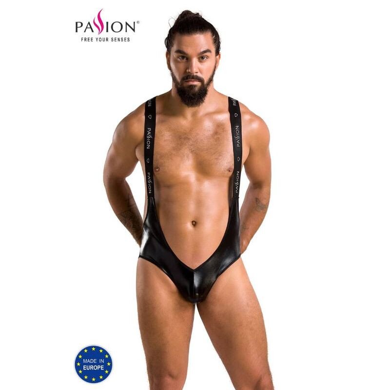 Schwarze Herrenlingerie PASSION MEN Strong, Größe S/M oder L/XL – Bild 1