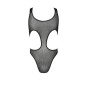 Black men's body harness with lion design – image 11 Black men's body harness with lion design – image 11