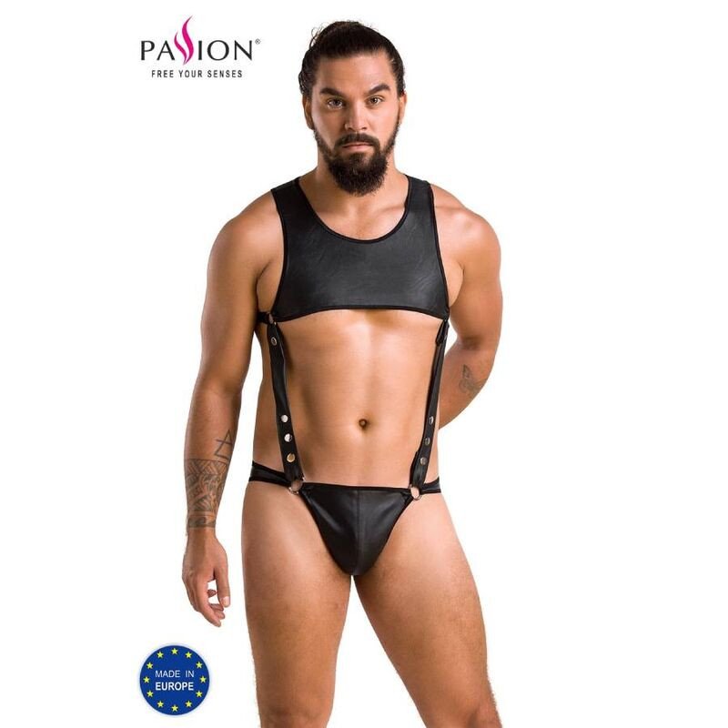 PASSION MEN Adam schwarzer Herren-Harness in S/M und L/XL – Bild 1