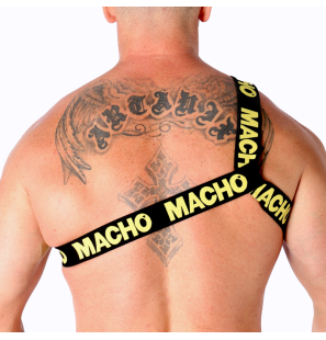 MACHO Römischer Harness für Männer in Gelb, Rot oder Mehrfarbig – Bild 4