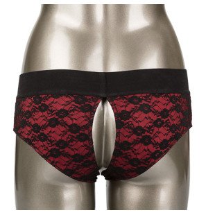 CaleXotics Scandal crotchless knickers set with dildo – image 5