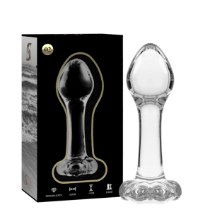 Plug anal en verre 11 cm Nebula Series by Ibiza – photo 2