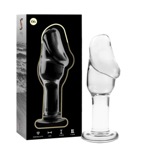 Nebula Series by Ibiza glass anal plug 12,5 cm in clear or pink – image 2