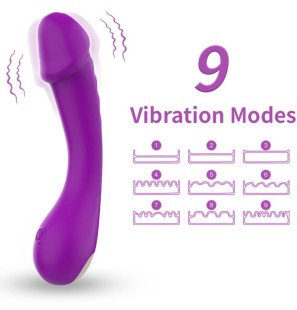 Armony G-spot vibrator van siliconen met 9 vibratiestanden – foto 1