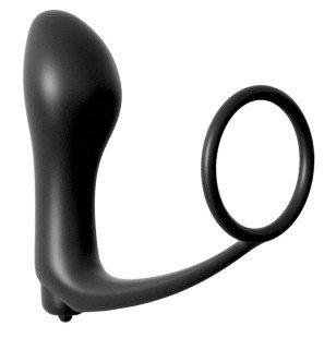Plug anal vibrant avec anneau pénien Anal Fantasy Elite Collection 15 cm – photo 1