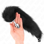 KINK size S anal plug with 40 cm synthetic tail – image 1