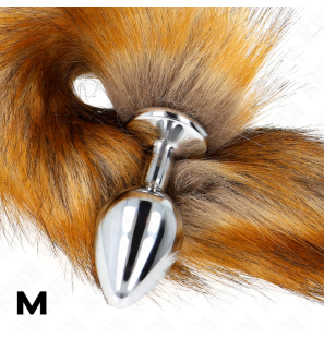 Brauner Analplug Größe M mit synthetischem Schweif, 40 cm – Bild 4