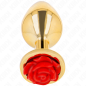 KINK plug anal taille S de 7,8 cm rouge, rose et doré – photo 2 KINK plug anal taille S de 7,8 cm rouge, rose et doré – photo 2