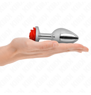 Plug anal KINK Red Rose taille L – photo 1