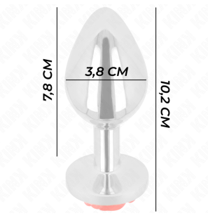 Plug anal KINK Red Rose taille L – photo 4