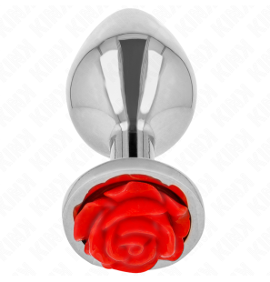 KINK Red Rose plug anal taille S de 7 cm – photo 2