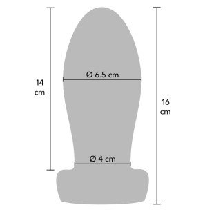 HIDDEN DESIRE Large Anal Plug, 6,5 cm, for Intimate Wellness – image 4