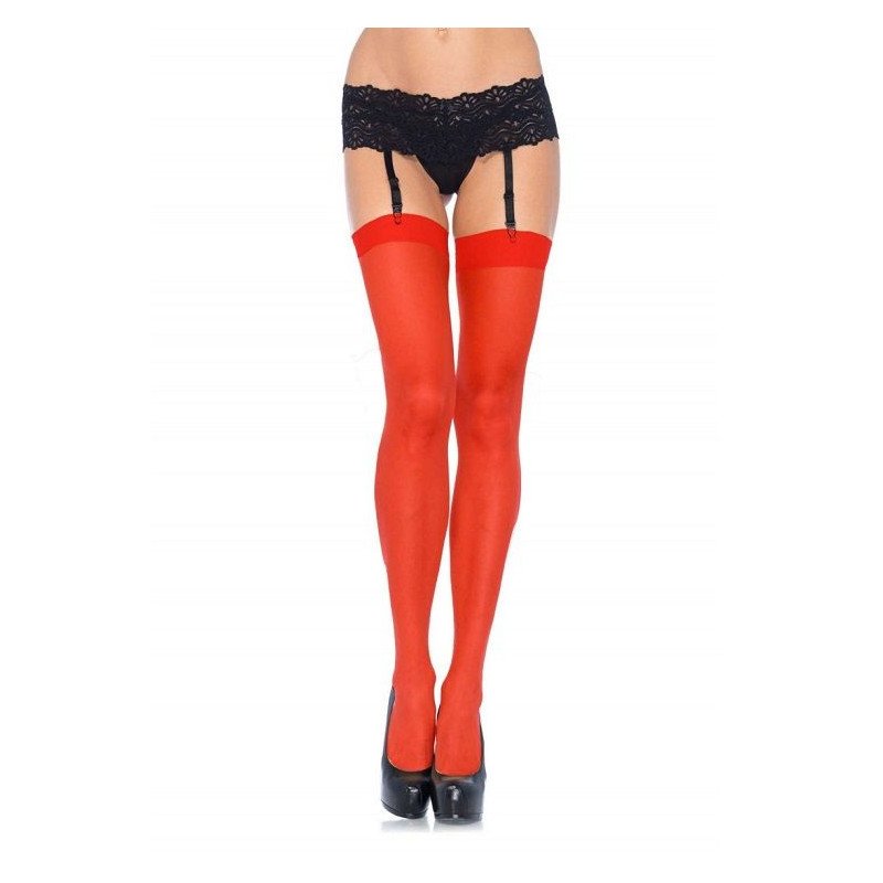 Rode kousen van Leg Avenue voor een opvallende lingerie-look – foto 1