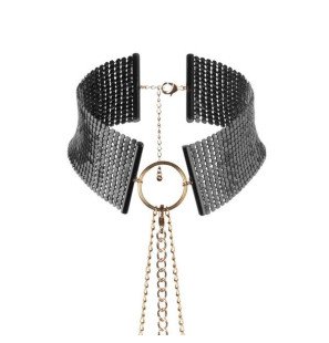 Czarny metalowy łańcuszek dla dorosłych marki Bijoux – zdjęcie 1