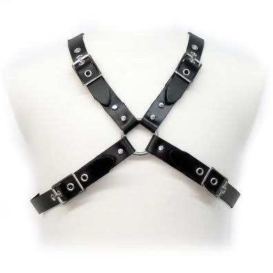 Harnais noir à boucle pour homme de LEATHER BODY – photo 1