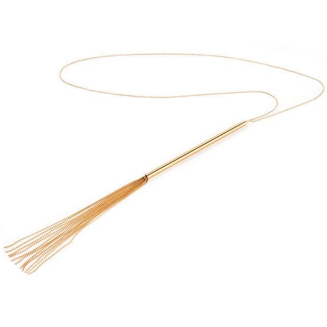 BIJOUX Magnifique metalen ketting en zweep voor intieme wellness – foto 1