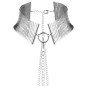 Silberfarbene Metallic-Kette für Erwachsene – Bild 1 Silberfarbene Metallic-Kette für Erwachsene – Bild 1