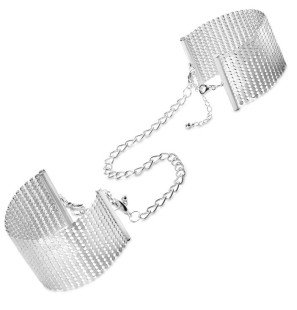 Menottes métalliques argentées pour adultes – photo 1