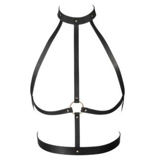 Bijoux Indiscrets Maze czarna uprząż H – zdjęcie 1
