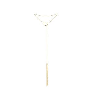 Collier en métal à franges dorées Bijoux Magnifique – photo 3