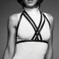 Zwarte halter-harness van Bijoux Indiscrets Maze – lingerieaccessoire van 90 cm – foto 2