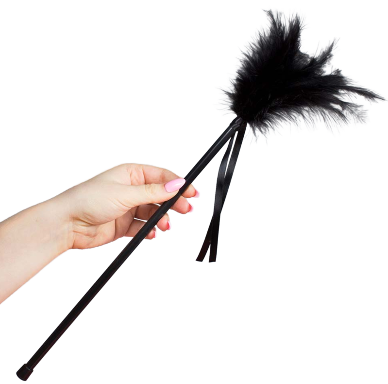 Black Feather Body Paint 40 cm by Secretplay – image 1