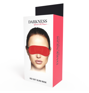 Rood recht oogmasker voor volwassenen van DARKNESS BONDAGE – foto 5