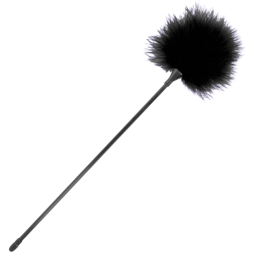 Plume stimulante noire 42 cm pour des sensations ludiques – photo 1