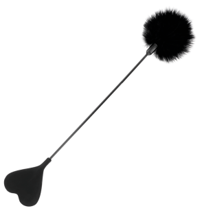 Fouet à plumes noir 40 cm de DARKNESS – photo 1
