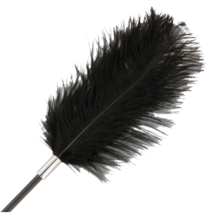 Black feather whip 56 cm by DARKNESS SENSATIONS – image 2