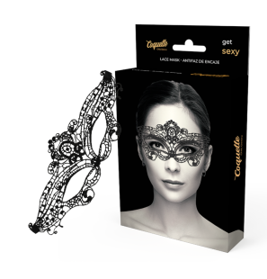 Masque pour les yeux en dentelle noire pour adultes Coquette Chic Desire – photo 1